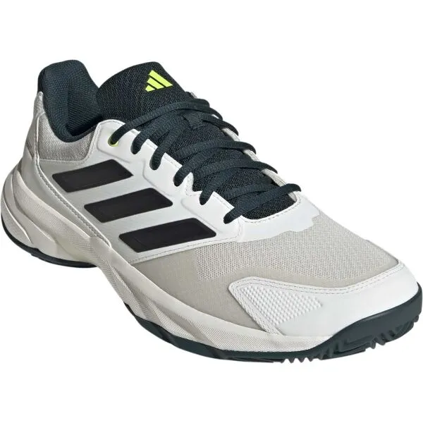 adidas COURTJAM CONTROL 3 M CL Pánska tenisová obuv, biela, veľkosť 44