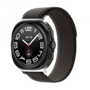 Tech-Protect Nylon remienok na Samsung Galaxy Watch Ultra 47mm, black/orange