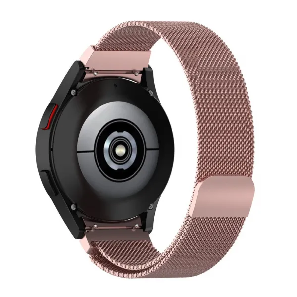Tech-Protect Milanese remienok na Samsung Galaxy Watch 4 / 5 / 5 Pro / 6 / 7 / FE, rose gold