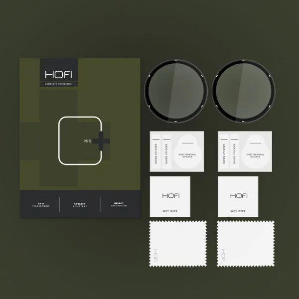 HOFI Hybrid 2x ochranné sklo na Garmin Vivoactive 5, čierne