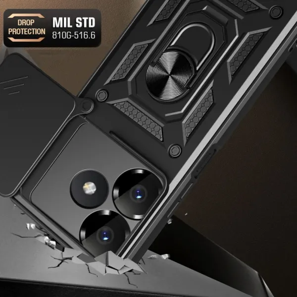 Tech-Protect Camshield kryt na Xiaomi Redmi 13, čierny
