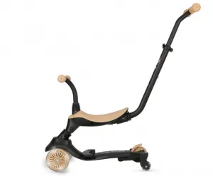 QPLAY Kolobežka / odrážadlo Sema Evo s LED svetlami Khaki, vek 1 - 6 rokov, do 50 kg