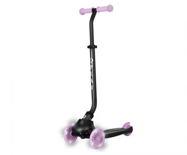 QPLAY Kolobežka / odrážadlo Sema Evo s LED svetlami Violet, vek 1 - 6 rokov, do 50 kg