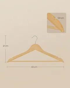 Vešiaky na oblečenie CRW040K01 20 ks