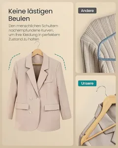 Vešiaky na oblečenie CRW040K01 20 ks