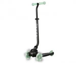 QPLAY Kolobežka / odrážadlo Sema Evo s LED svetlami Jade Green, vek 1 - 6 rokov, do 50 kg