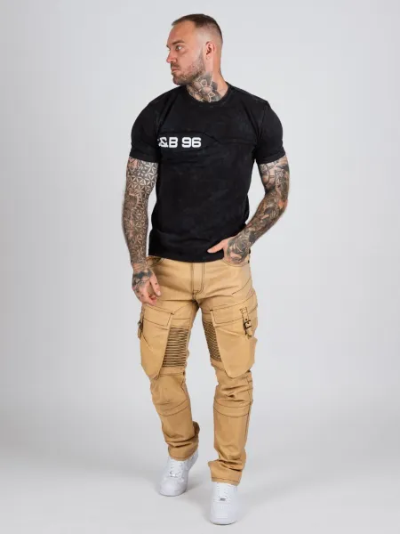 Pánske tričko CIPO & BAXX CT805 BLACK Farba: Čierna, Konfekčná veľkosť: XXL