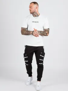 Pánske tričko CIPO & BAXX CT787 ECRU Farba: Biela, Konfekčná veľkosť: M