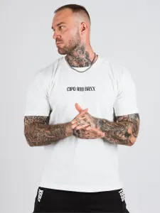 Pánske tričko CIPO & BAXX CT787 ECRU Farba: Biela, Konfekčná veľkosť: M