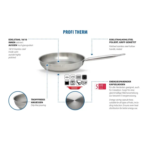 Elo 24544 Panvica Profi Therm 24 cm, 24 cm