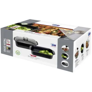 Elo 89940 Pekáč so skleneným poklopom aaromatickou rukoväťou Duo Vital 40 x 26 cm
