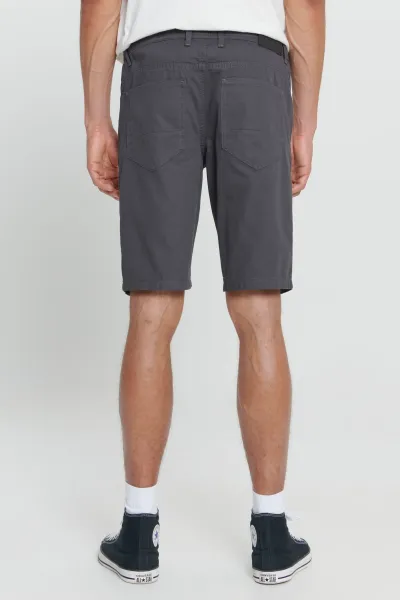 AC&Co / Altınyıldız Classics Men's Anthracite Slim Fit Slim Fit Dobby Dobby 100% Cotton Casual Chino Shorts.