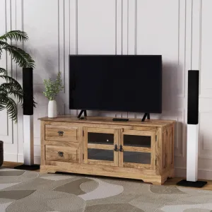 indickynabytok.sk - TV stolík Guru 140x60x45 indický masív mango