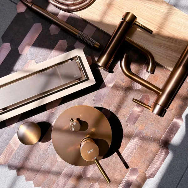REA - Odtokový žľab Neox pre Brushed Copper 80 REA-G4802