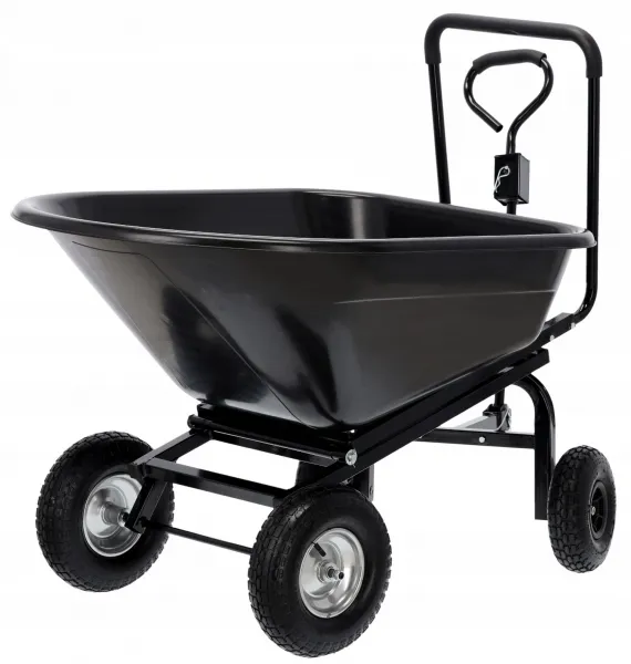 Garden Line Zahradní vozík KASKAVAL 160 L černý