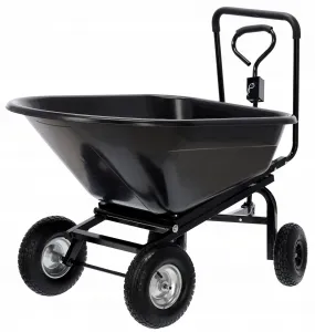 Garden Line Zahradní vozík KASKAVAL 160 L černý