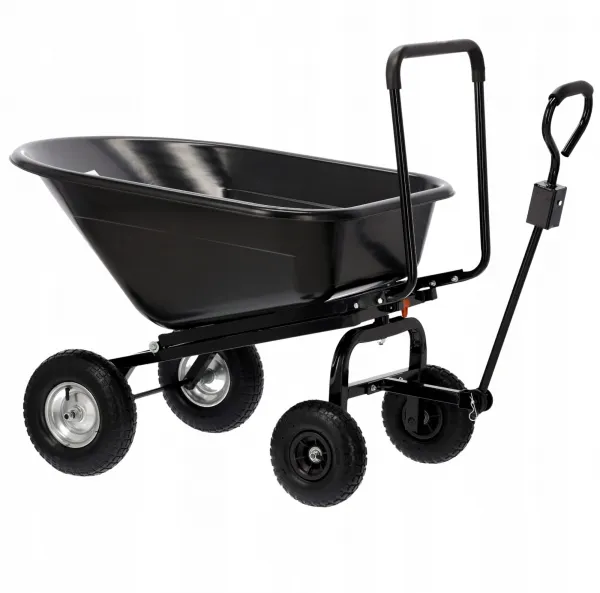 Garden Line Zahradní vozík KASKAVAL 160 L černý