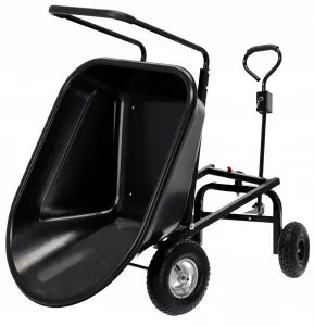 Garden Line Zahradní vozík KASKAVAL 160 L černý