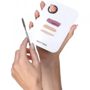 Notino Makeup Brushes Professional Mixing Palette With Spatula paletka na mixovanie make-upu so špachtľou