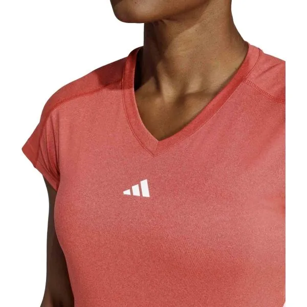 adidas AEROREADY TRAIN ESSENTIALS MINIMAL T-SHIRT Dámske športové tričko, červená, veľkosť