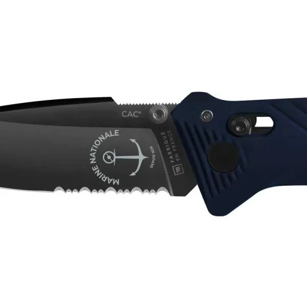 Tb outdoor zatvárací nôž cac s200 french army pa6 tx kombinované ostrie black