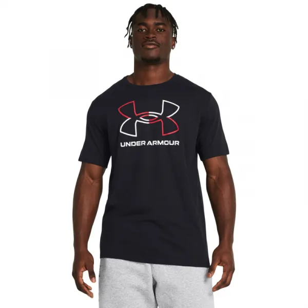 Pánske tričko s krátkym rukávom UNDER ARMOUR UA GL FOUNDATION UPDATE SS-BLK