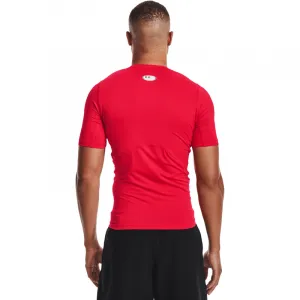 Pánske kompresné tričko s krátkym rukávom UNDER ARMOUR UA HG Armour Comp SS-RED