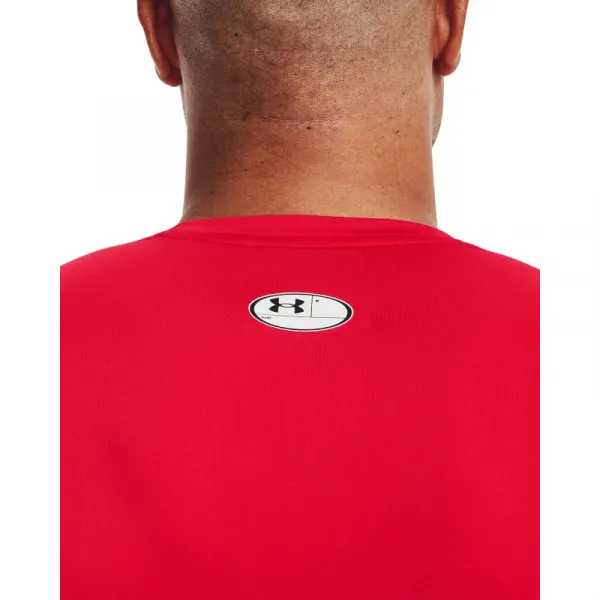 Pánske kompresné tričko s krátkym rukávom UNDER ARMOUR UA HG Armour Comp SS-RED