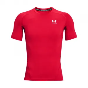 Pánske kompresné tričko s krátkym rukávom UNDER ARMOUR UA HG Armour Comp SS-RED