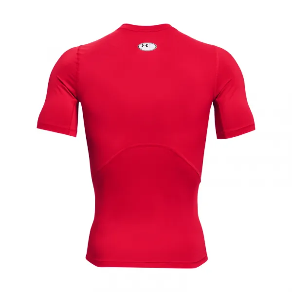 Pánske kompresné tričko s krátkym rukávom UNDER ARMOUR UA HG Armour Comp SS-RED