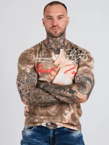 Pánske tričko CIPO & BAXX CT804 BROWN Farba: Hnedá, Konfekčná veľkosť: M