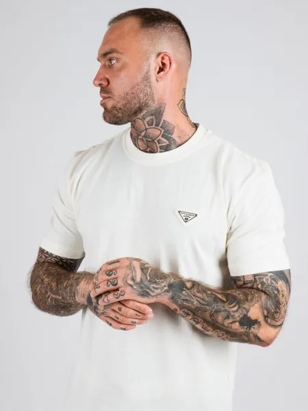 Pánske tričko CIPO & BAXX CT823 ECRU Farba: Biela, Konfekčná veľkosť: M