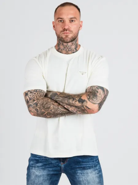 Pánske tričko CIPO & BAXX CT823 ECRU Farba: Biela, Konfekčná veľkosť: M