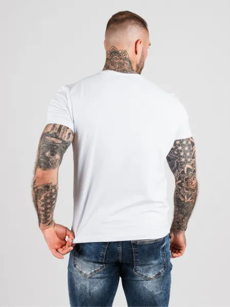 Pánske tričko CIPO & BAXX CT826 WHITE Farba: Biela, Konfekčná veľkosť: XL