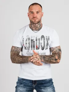 Pánske tričko CIPO & BAXX CT826 WHITE Farba: Biela, Konfekčná veľkosť: XL