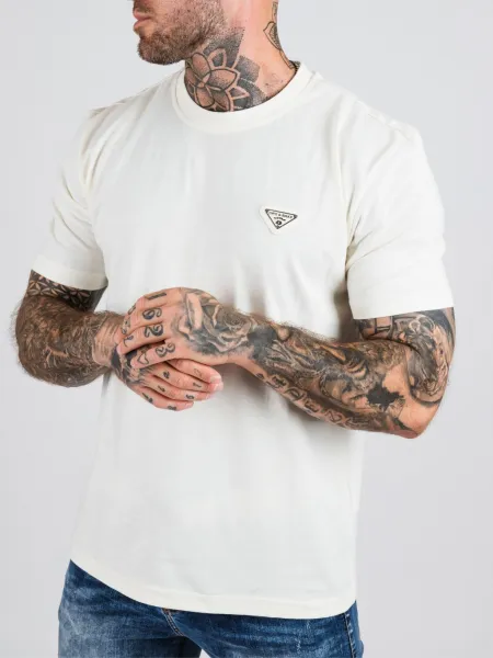 Pánske tričko CIPO & BAXX CT823 ECRU Farba: Biela, Konfekčná veľkosť: M
