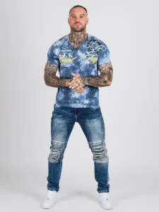 Pánske tričko CIPO & BAXX CT804 BLUE Farba: Modrá, Konfekčná veľkosť: M