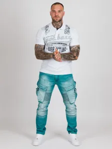 Pánske tričko CIPO & BAXX CT794 WHITE Farba: Biela, Konfekčná veľkosť: XXL