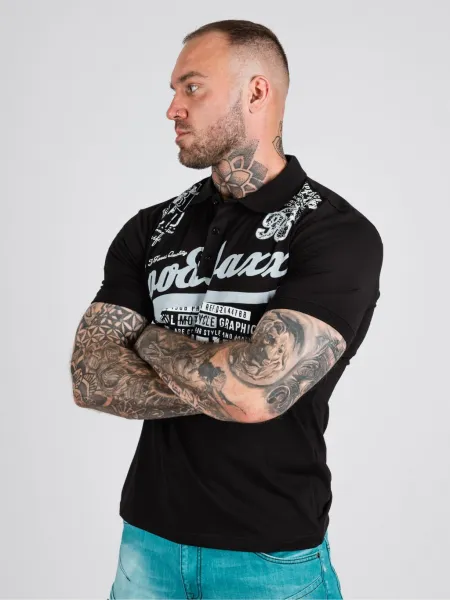 Pánske tričko CIPO & BAXX CT794 BLACK Farba: Čierna, Konfekčná veľkosť: XXL