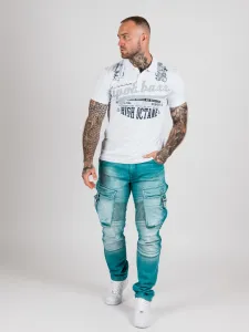 Pánske tričko CIPO & BAXX CT794 WHITE Farba: Biela, Konfekčná veľkosť: XXL