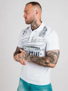 Pánske tričko CIPO & BAXX CT794 WHITE Farba: Biela, Konfekčná veľkosť: XXL