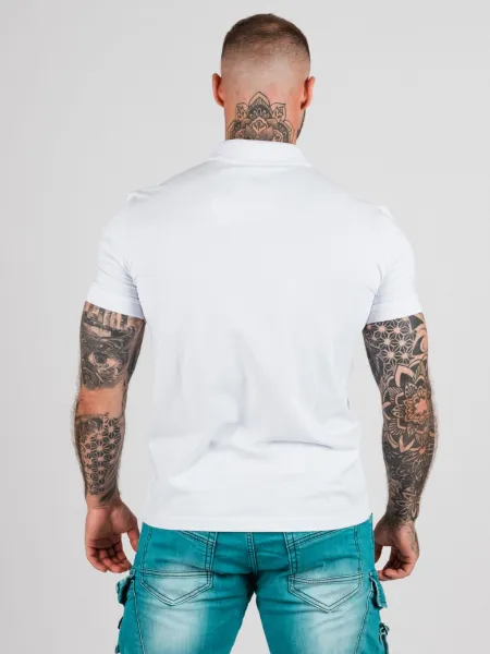 Pánske tričko CIPO & BAXX CT794 WHITE Farba: Biela, Konfekčná veľkosť: XXL
