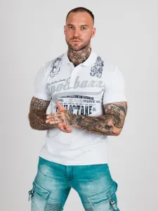 Pánske tričko CIPO & BAXX CT794 WHITE Farba: Biela, Konfekčná veľkosť: XXL