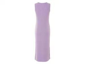 Esmara® Dámske rebrované šaty (fialová, XS (32/34))