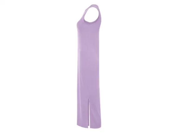 Esmara® Dámske rebrované šaty (fialová, XS (32/34))
