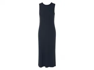 Esmara® Dámske rebrované šaty (navy modrá, S (36/38))