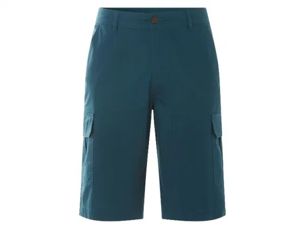 Livergy® Pánske cargo bermudy (petrolejová, 48)
