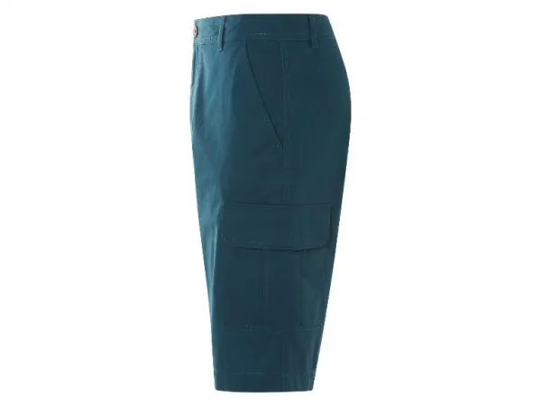 Livergy® Pánske cargo bermudy (petrolejová, 48)
