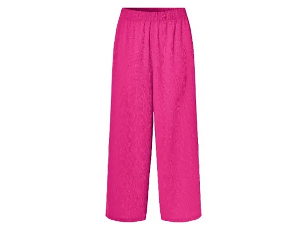 esmara® Dámske nohavice „Wide Leg“ (ružová, M (40/42))