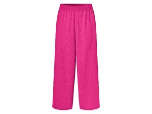 esmara® Dámske nohavice „Wide Leg“ (ružová, M (40/42))